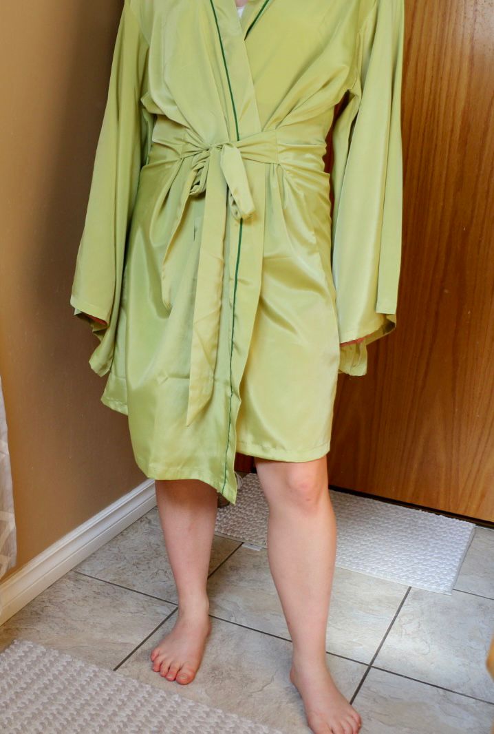 Lola Silk Robe Kimono Style