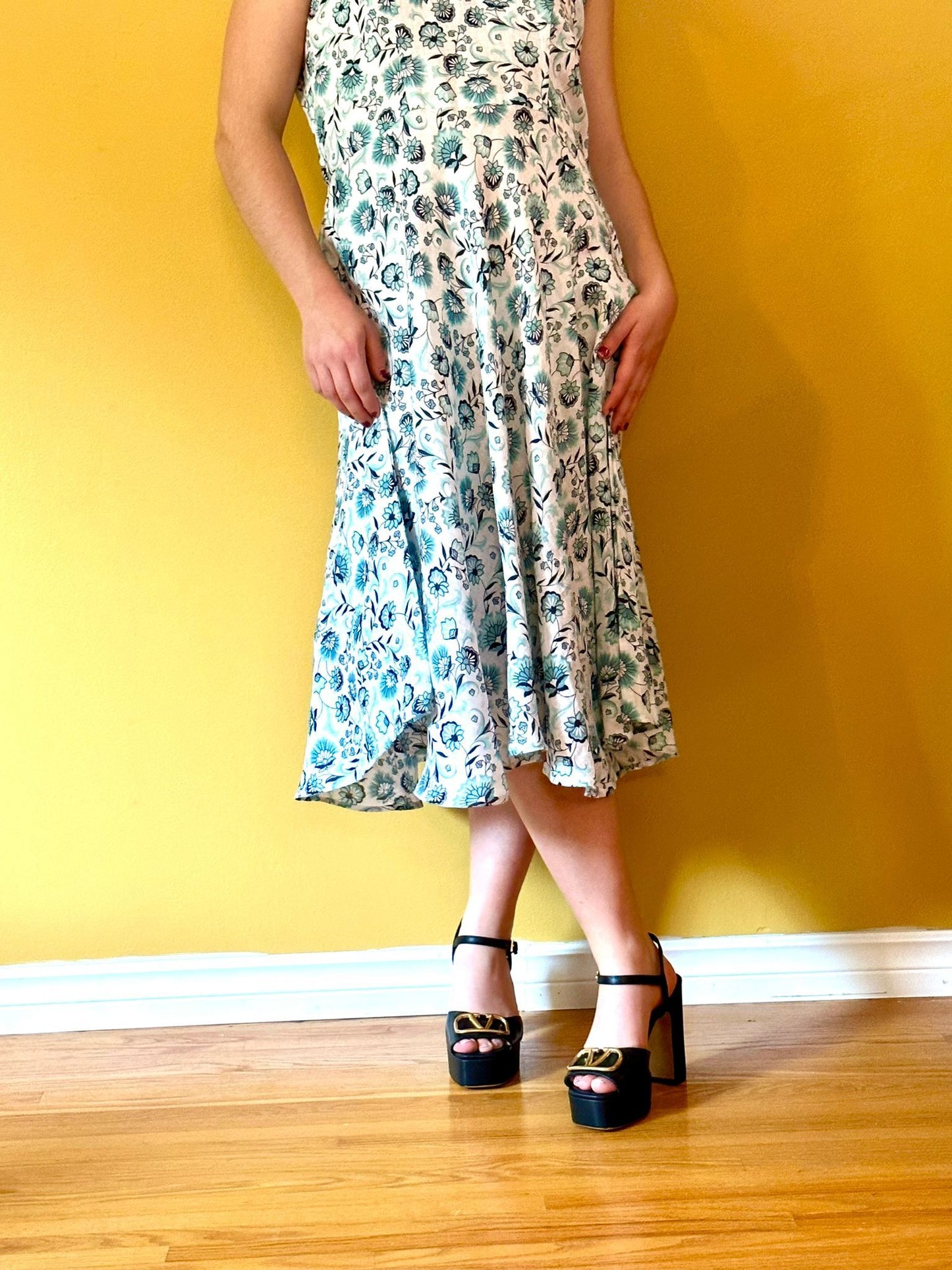 Clara Linen A Line Frock
