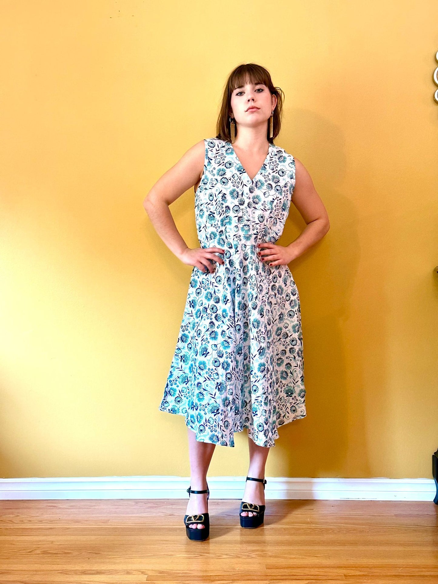 Clara Linen A Line Frock