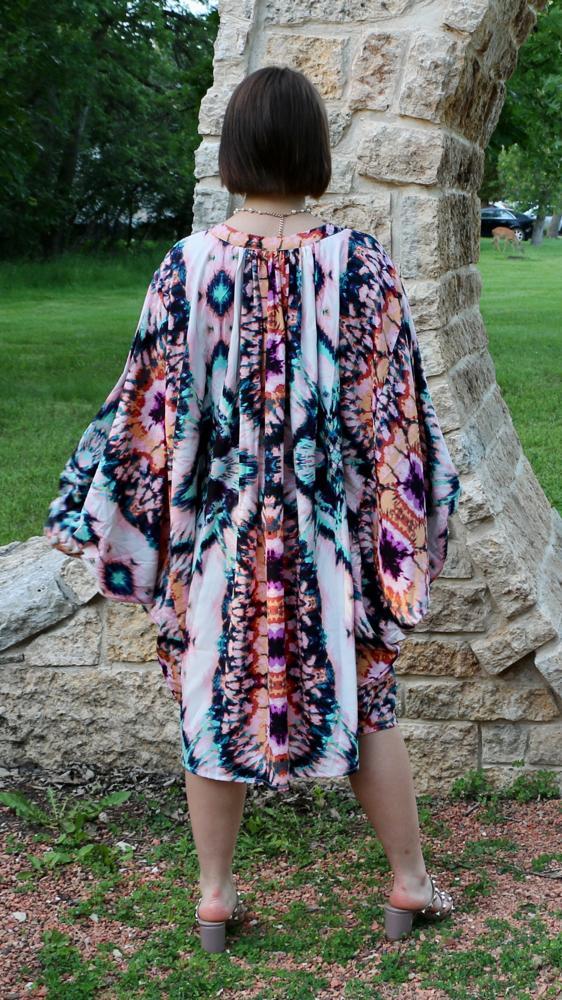 Eva Kaftan short dress