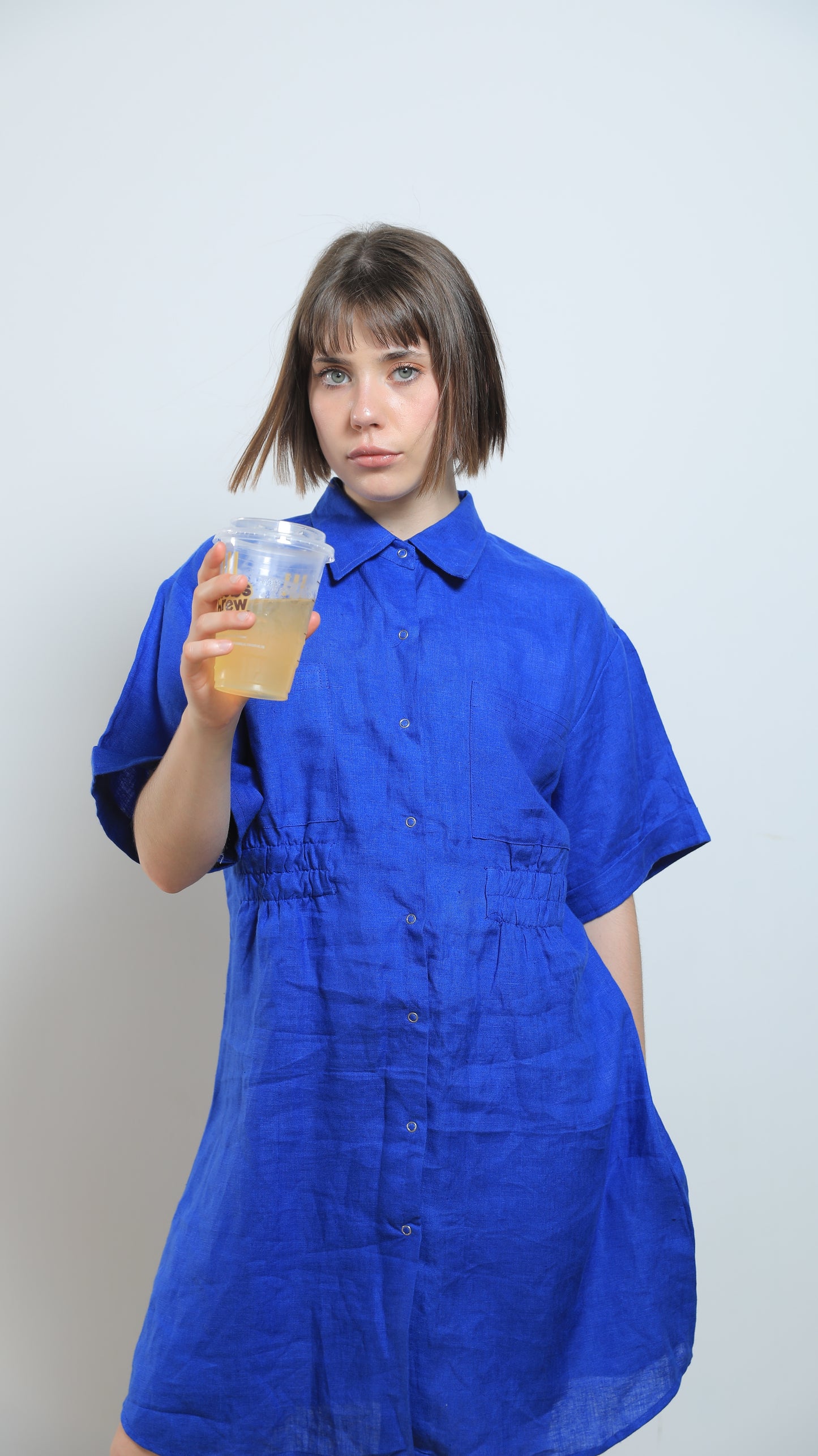 Juliet Linen Shirt Dress