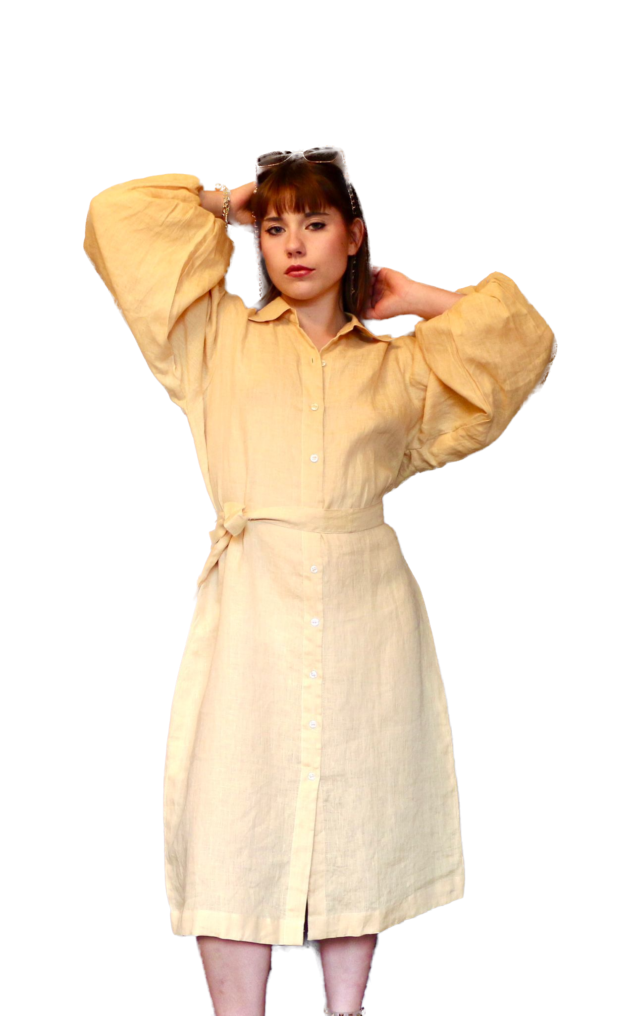 Amelia 100% Linen dress