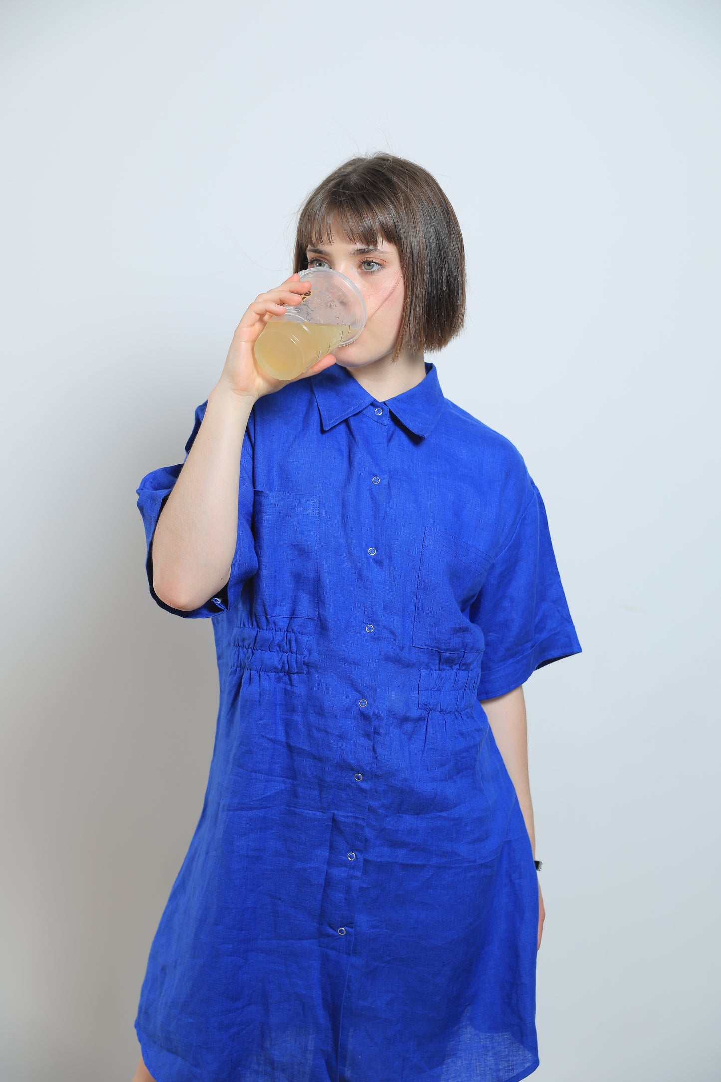 Juliet Linen Shirt Dress