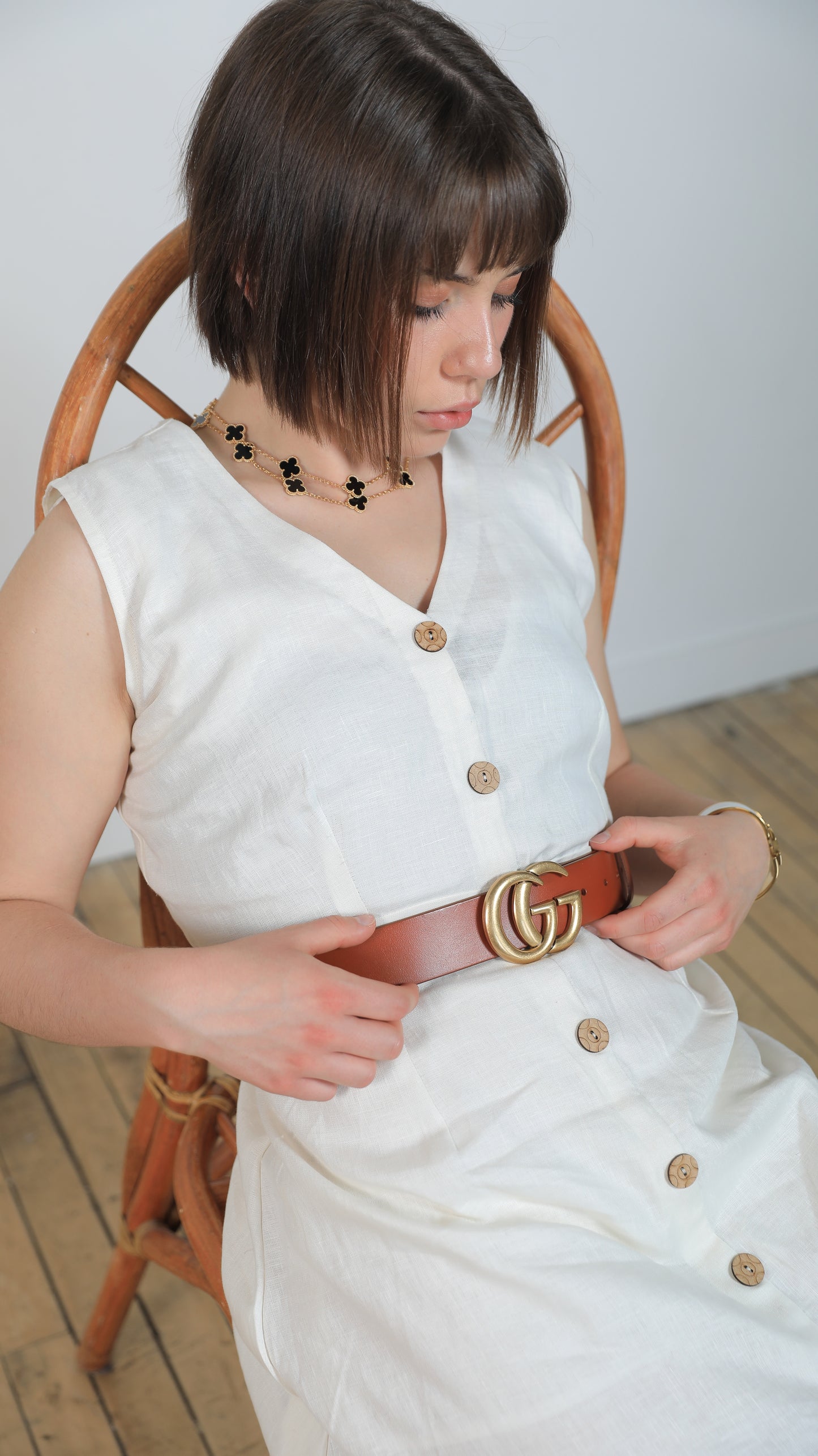 Daisy Button A line dress