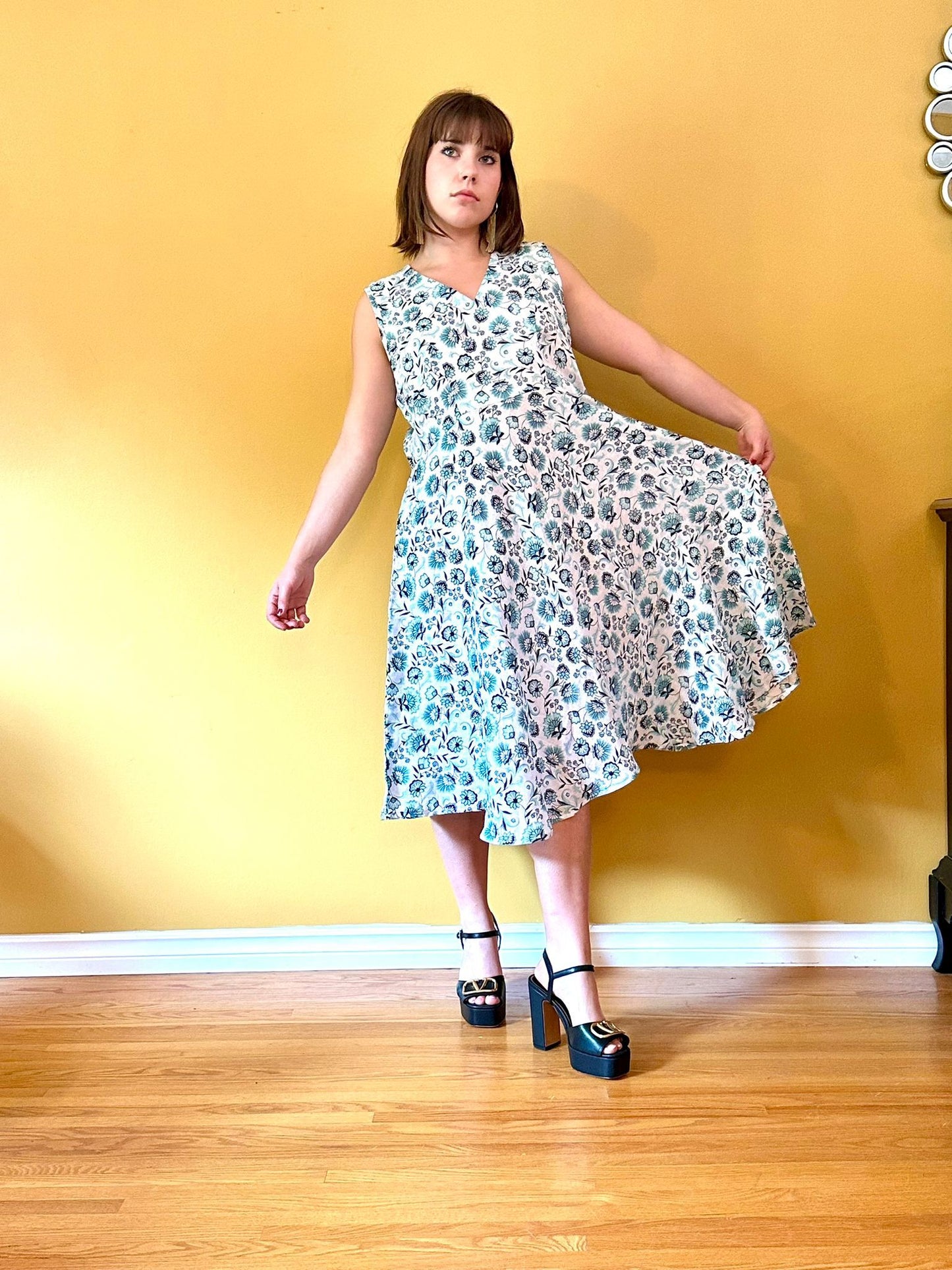 Clara Linen A Line Frock