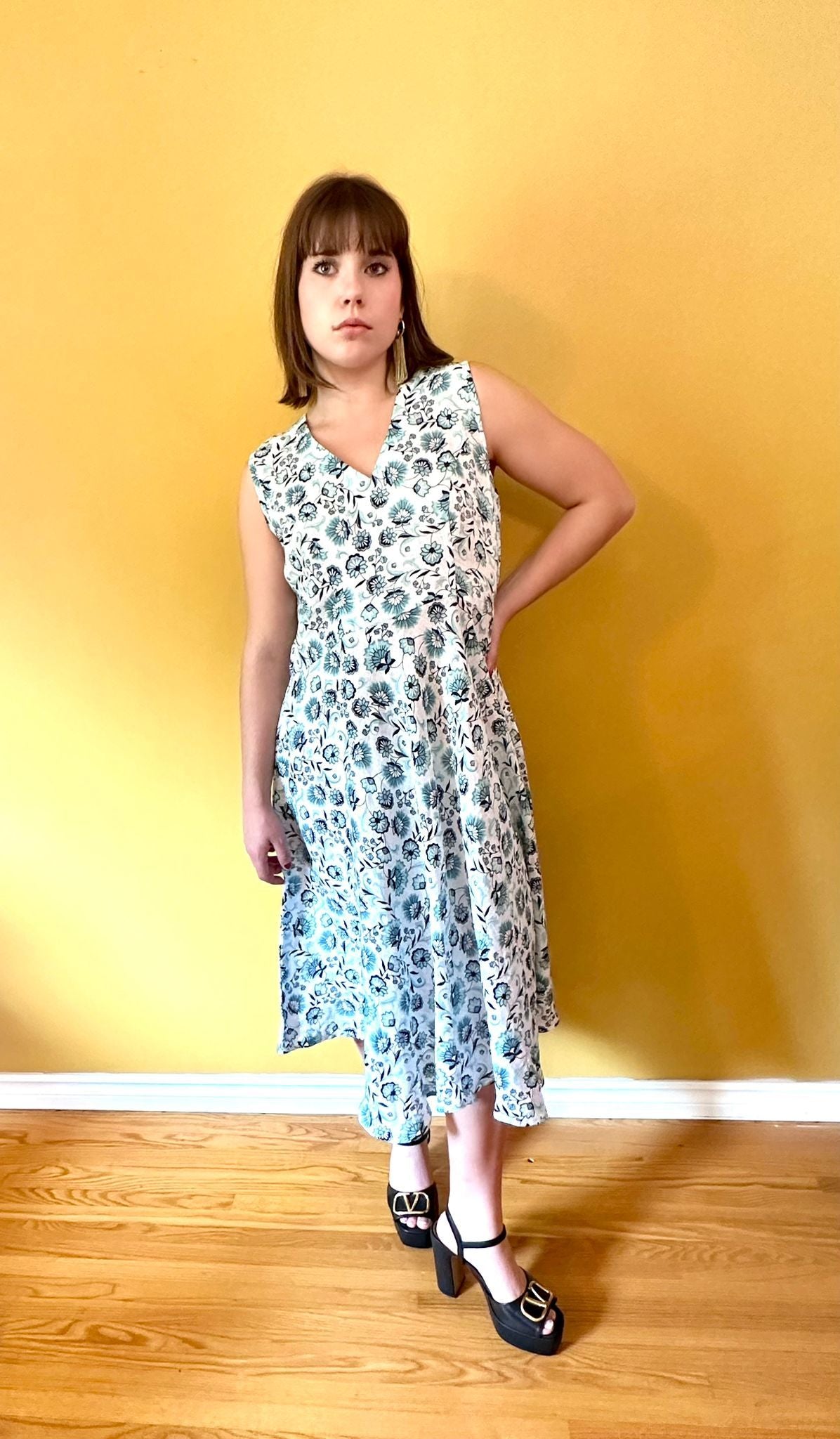 Clara Linen A Line Frock