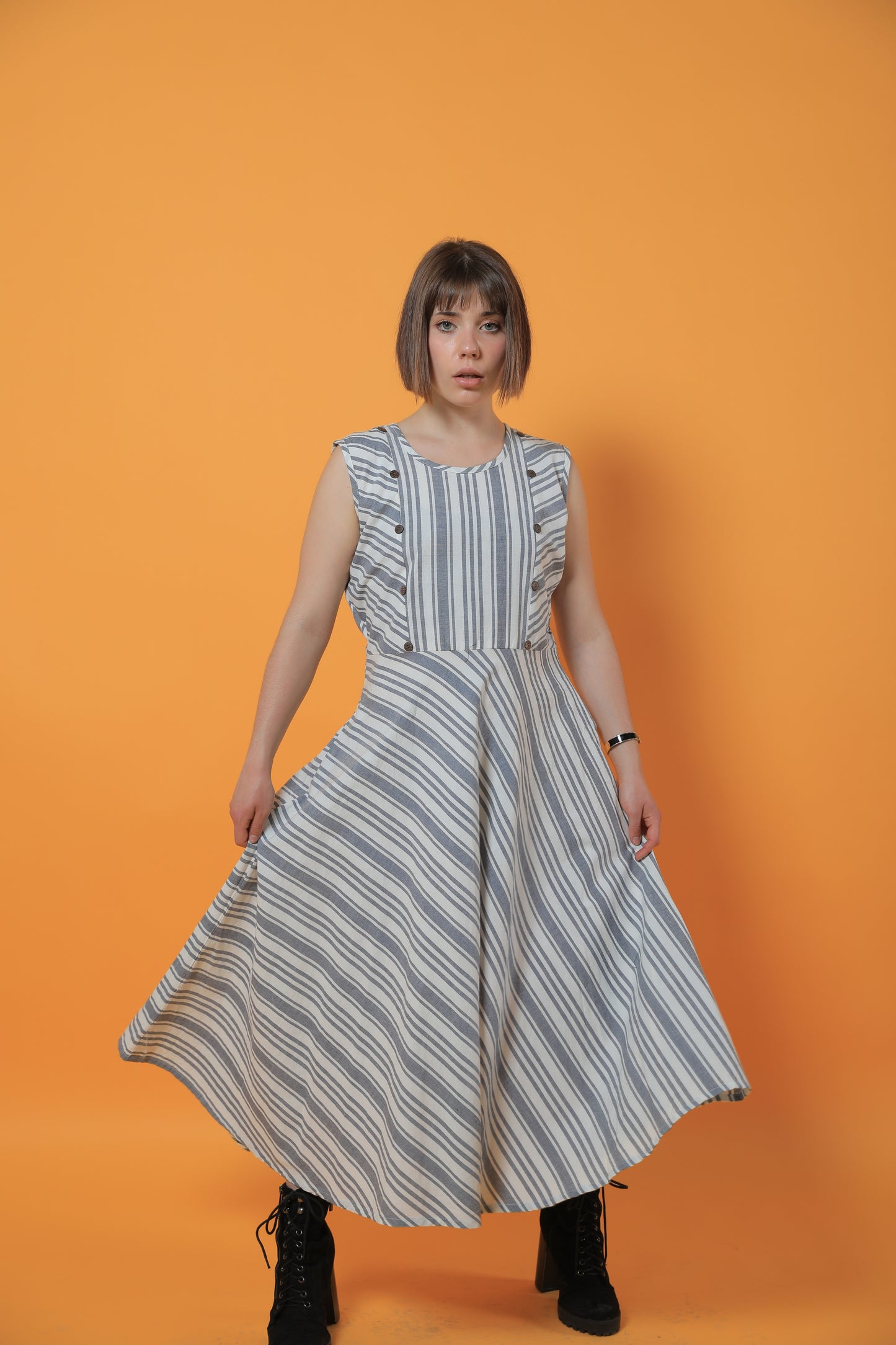 June A Line Dress