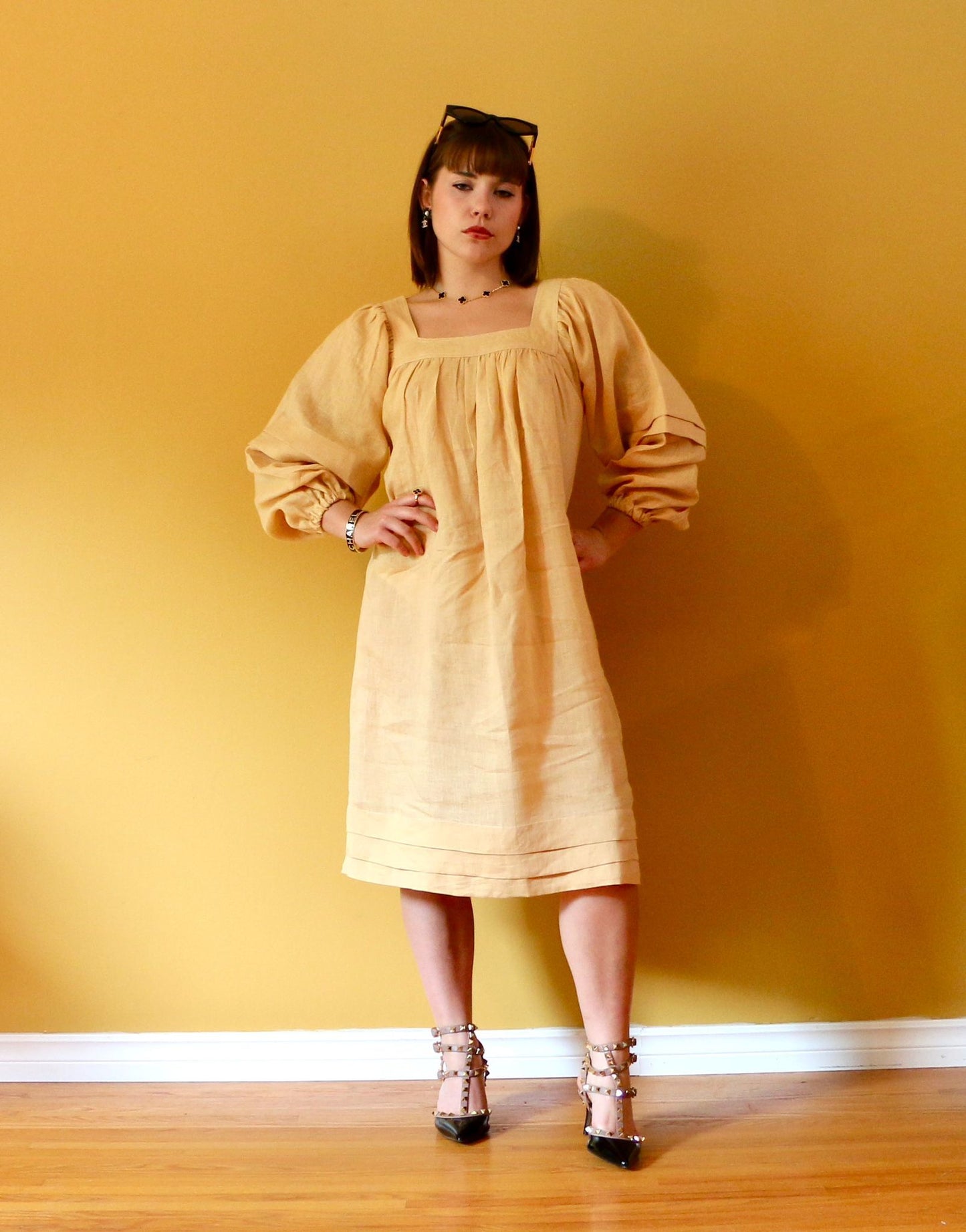 Alice 100% Linen Short dress