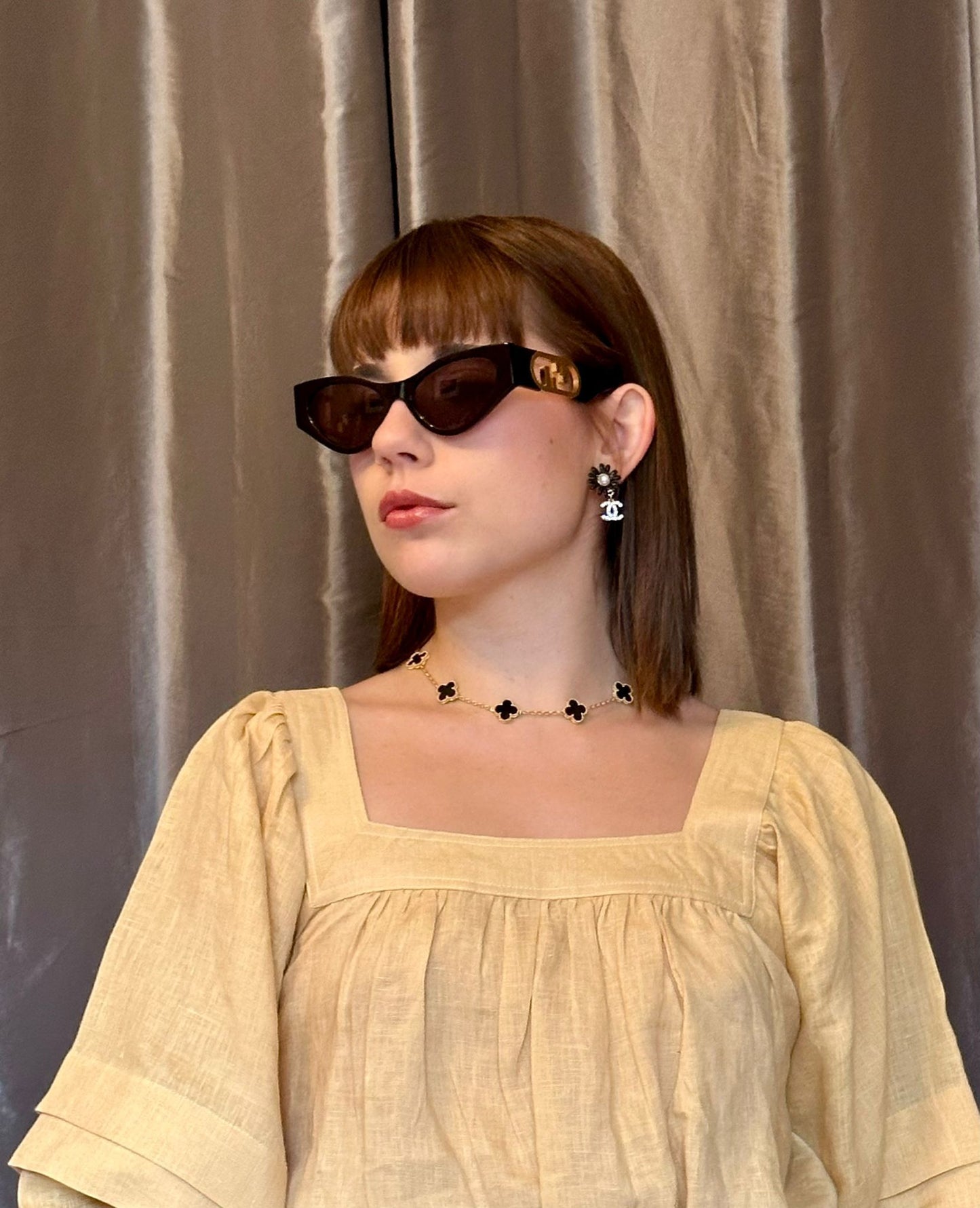 Alice 100% Linen Short dress