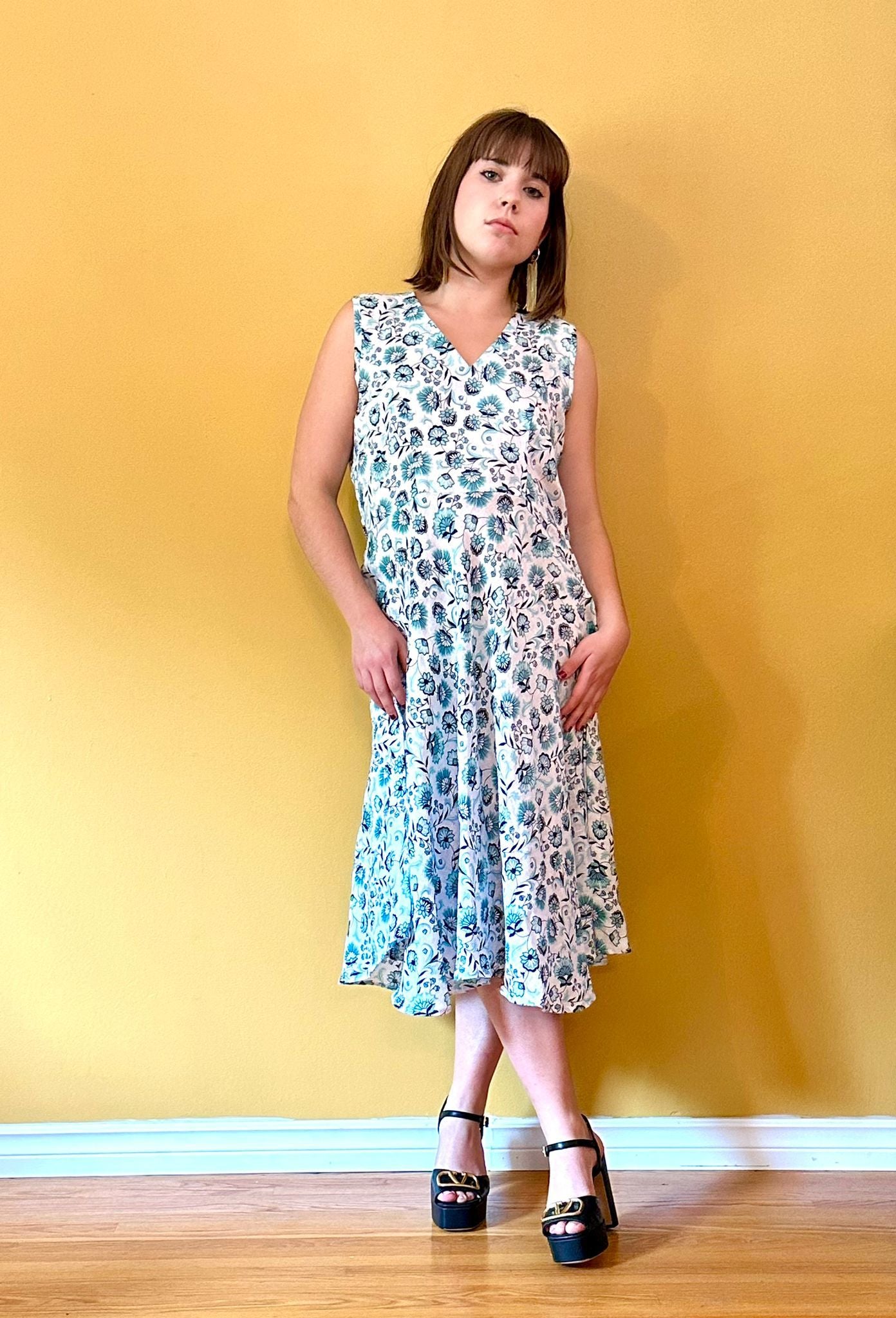 Clara Linen A Line Frock