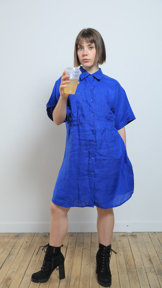 Juliet Linen Shirt Dress